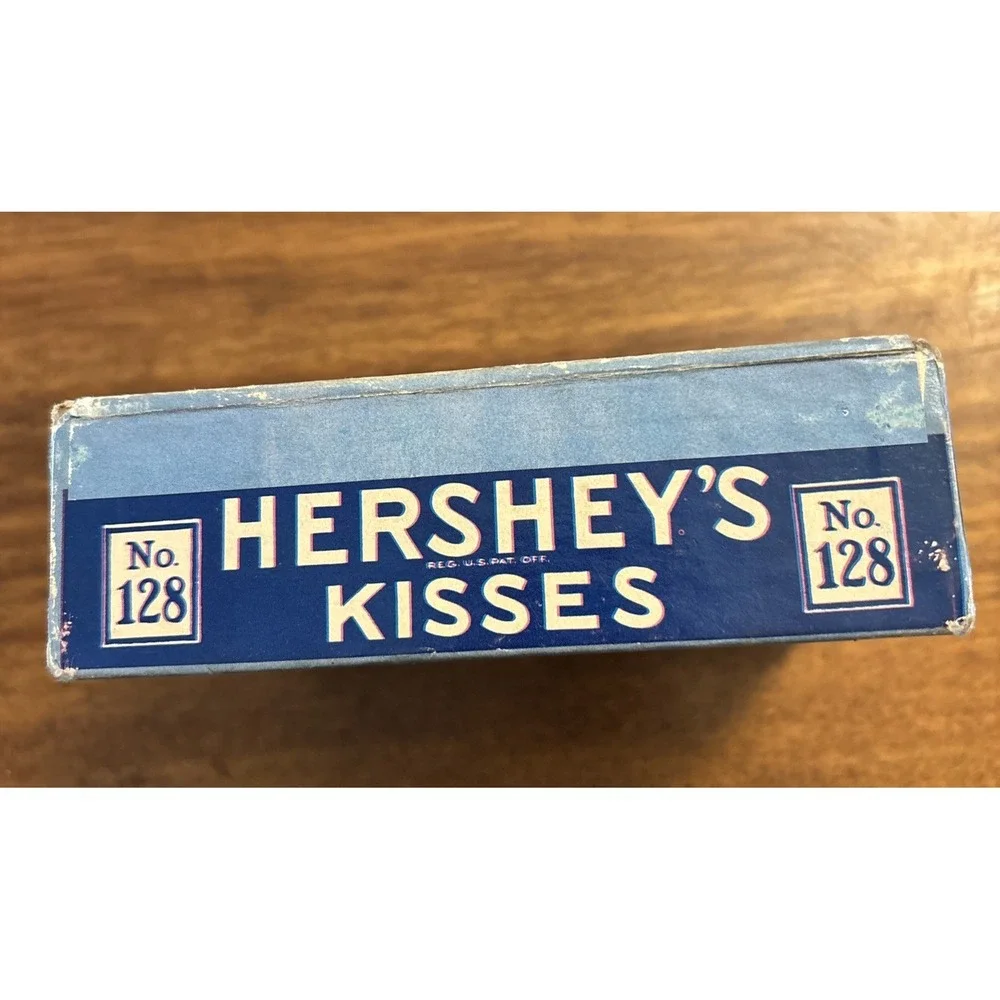 Vintage Hersheys Kisses Milk Chocolate Candy No.‎ 128 Empty Box Collectible